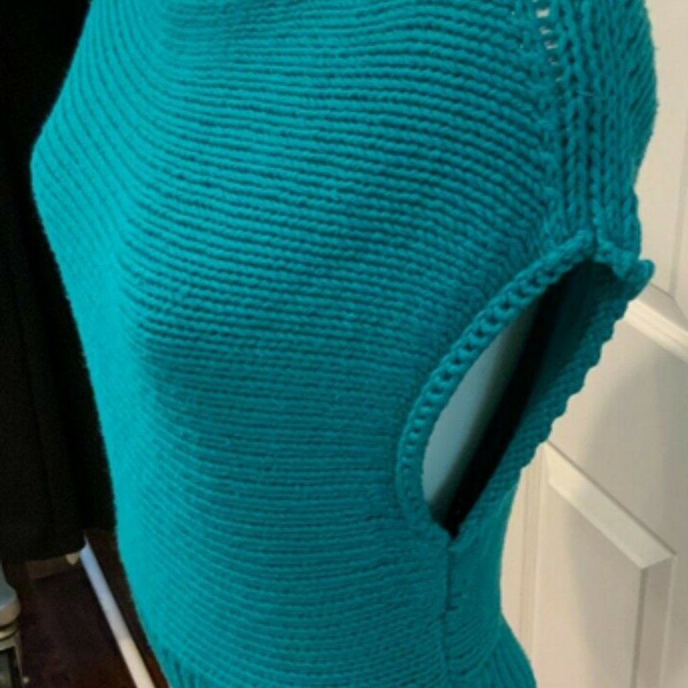 Teal Anthropologie/Moth Sleeveless Sweater